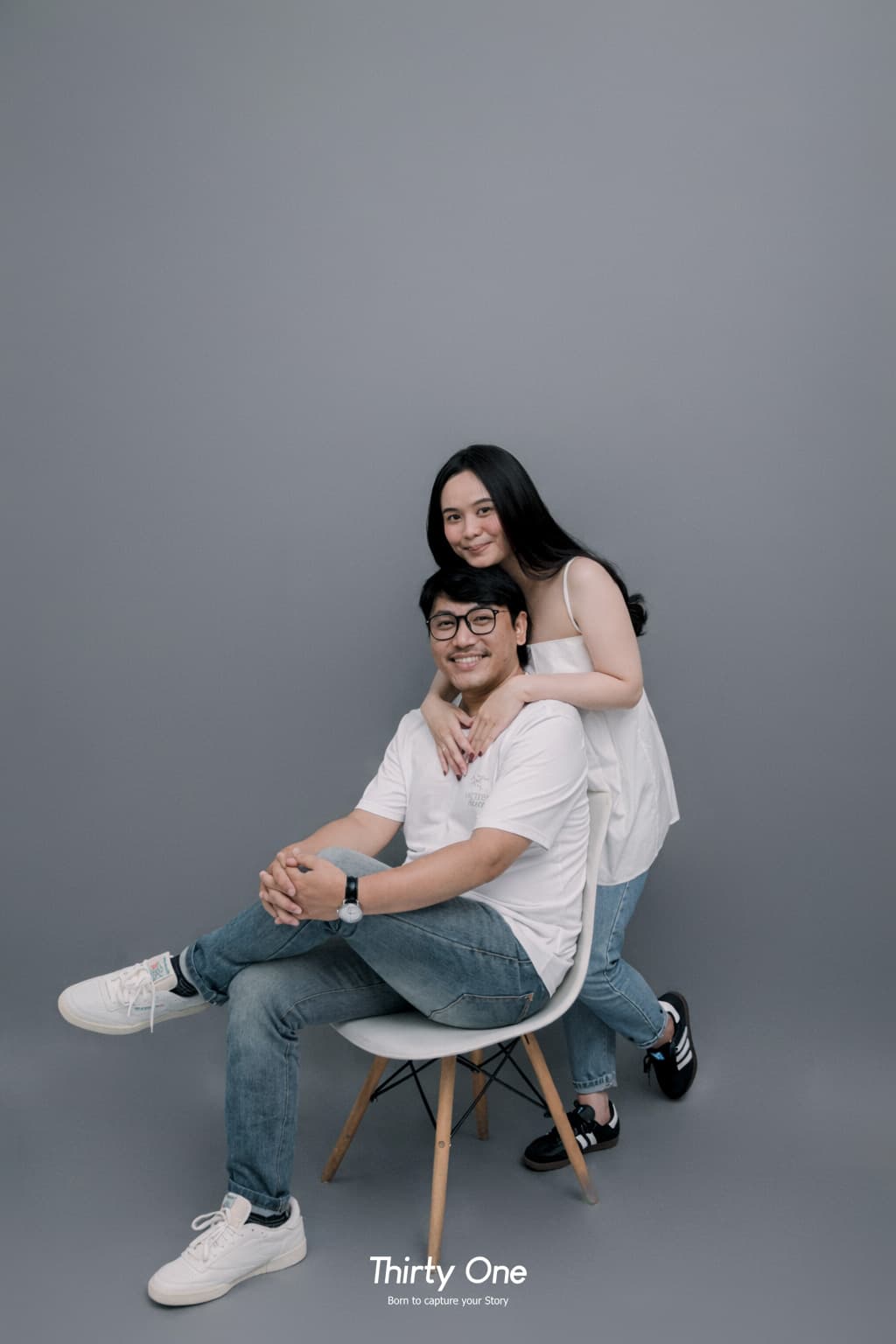 Intimate and classy couple portrait