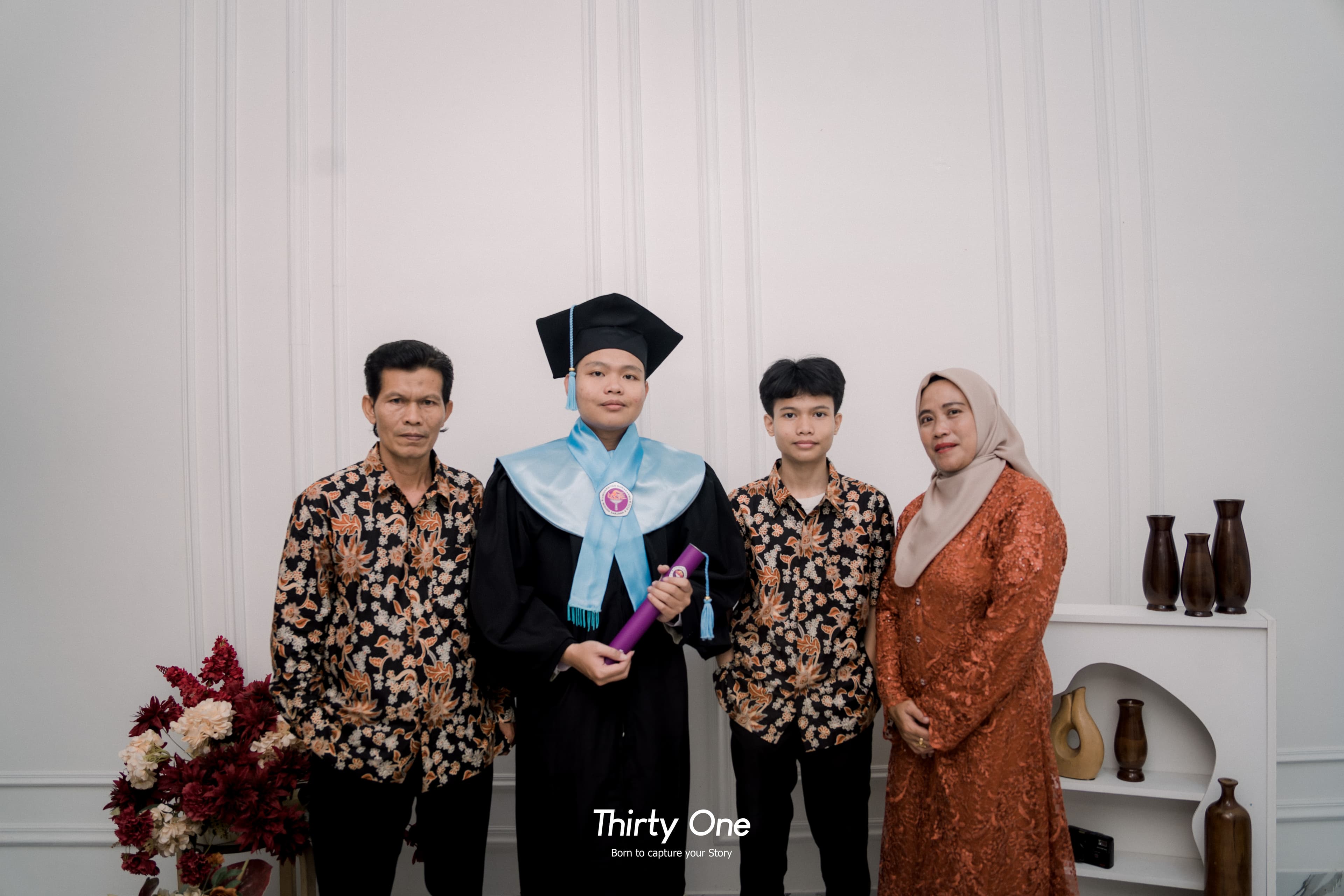 Graduation celebration photo